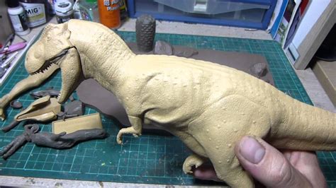 how to make a dinosaur model.